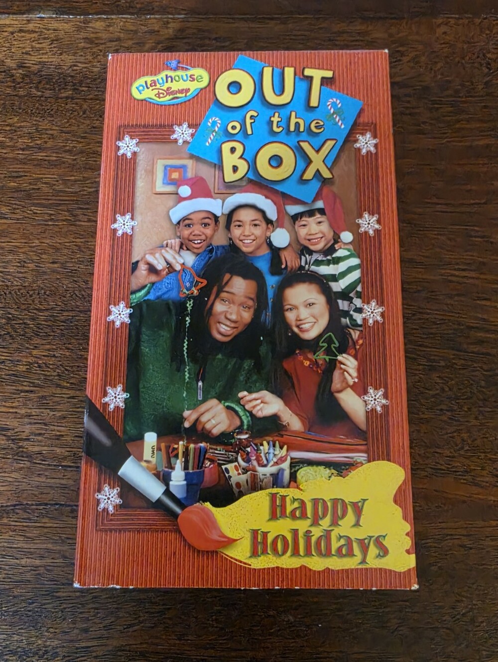 Playhouse Disney Out of The Box Happy Holidays VHS Tape Christmas Movie RARE OOP